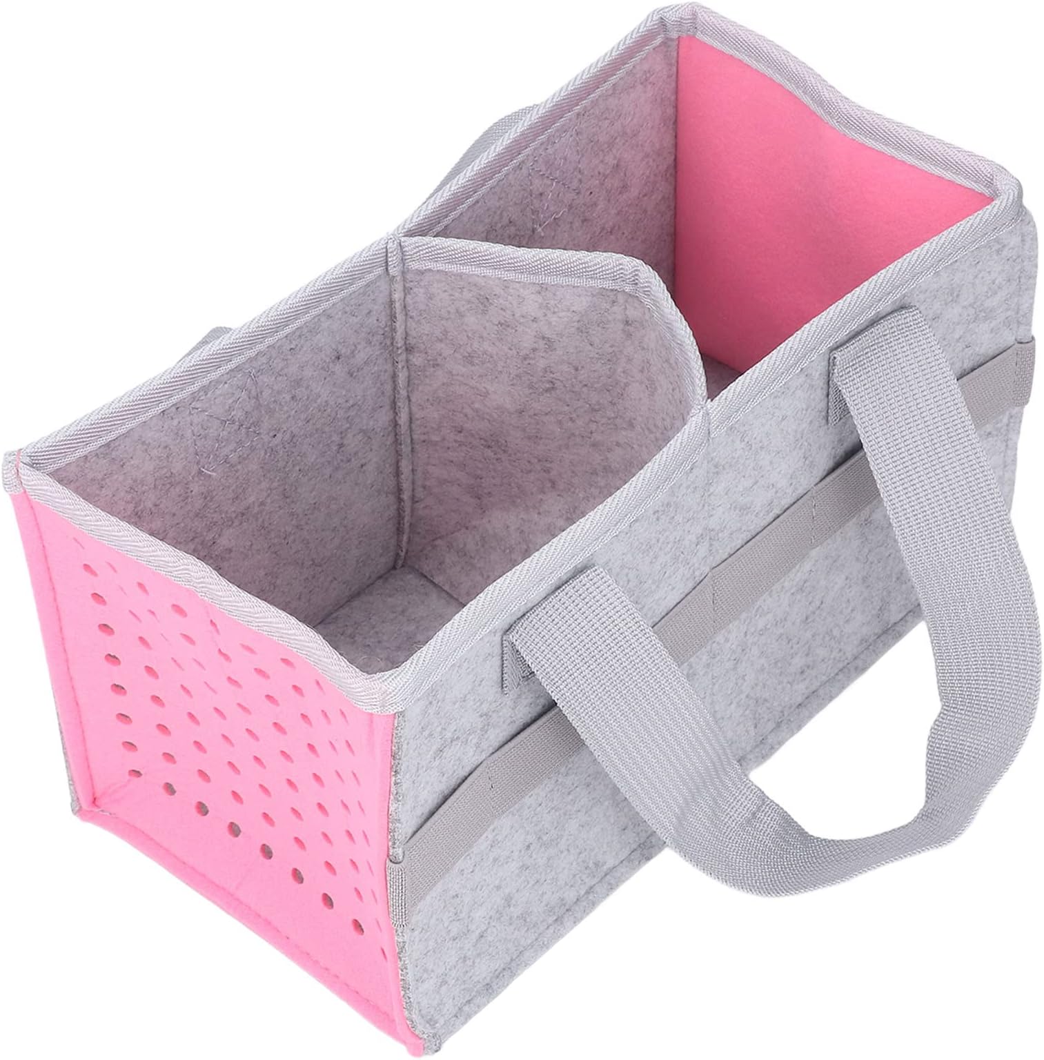 – Toniebox Speaker Starter Set Felt Cloth Box/Cover with Partition, Portable Storage Bag for Music Players and Accessories, Foldable Protective Box/Cover for Kids, 10.2 X 5.7 X 5.4 Inches (Pink)