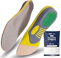 Palmilha Ortopedica para Fascite Plantar e Esporão Calcaneo com Calcanhar em Gel Amortecedor (41-46)