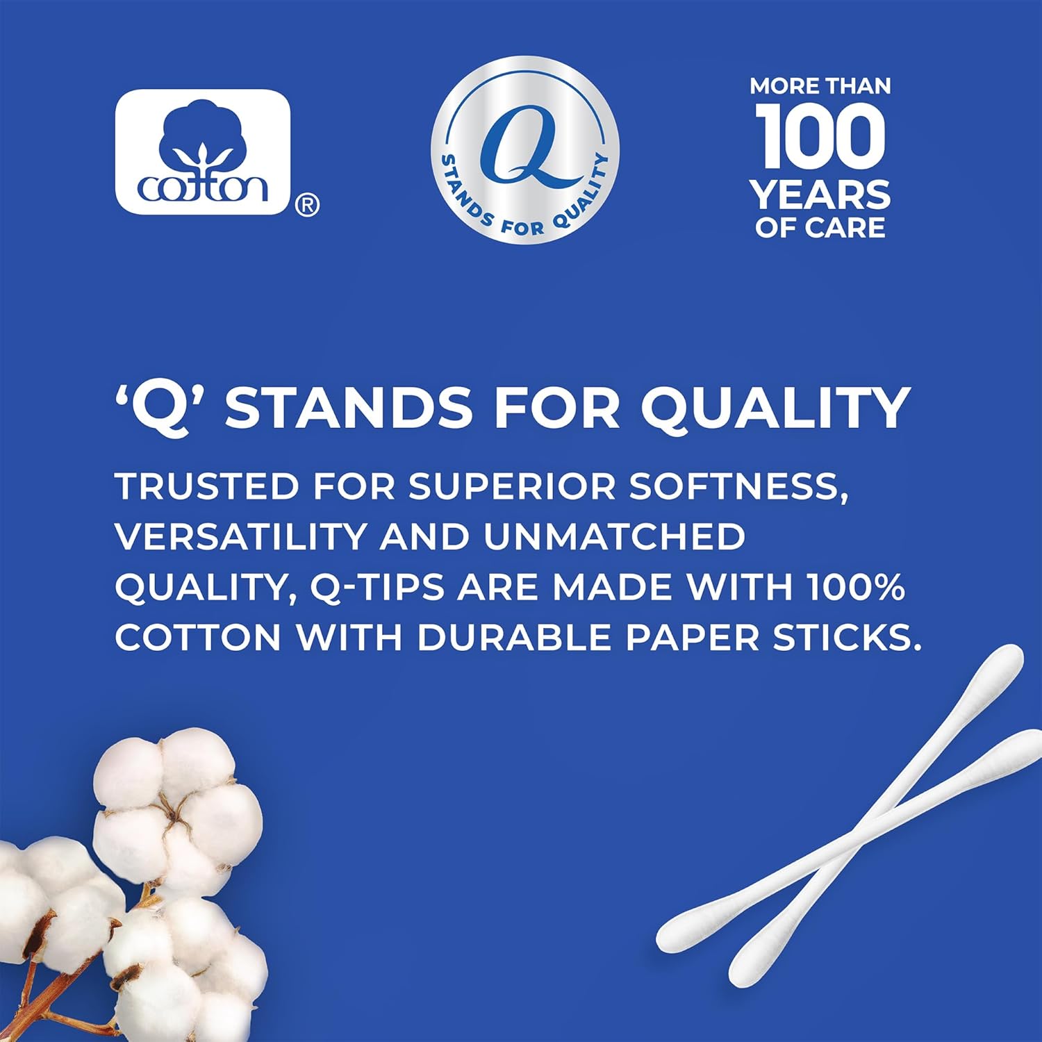 Q-tips Cotton Swabs 30 Count 10-Pack – Travel-Size with Soft Tips, Makeup Tools, Beauty, Personal Care & Household Essentials