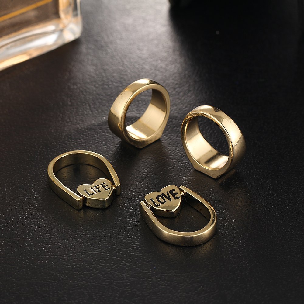 Valentine Love Midi Finger Ring