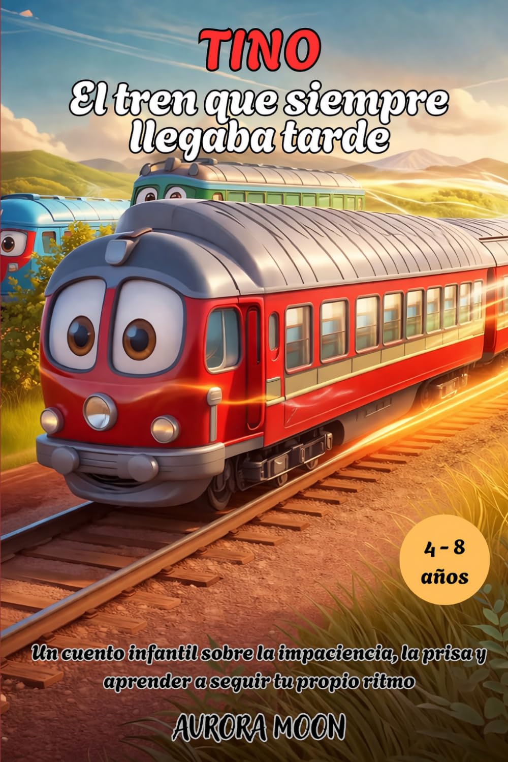 Tino El tren que siempre llegaba tarde: Un cuento infantil sobre la impaciencia, la prisa y aprender a seguir tu propio ritmo