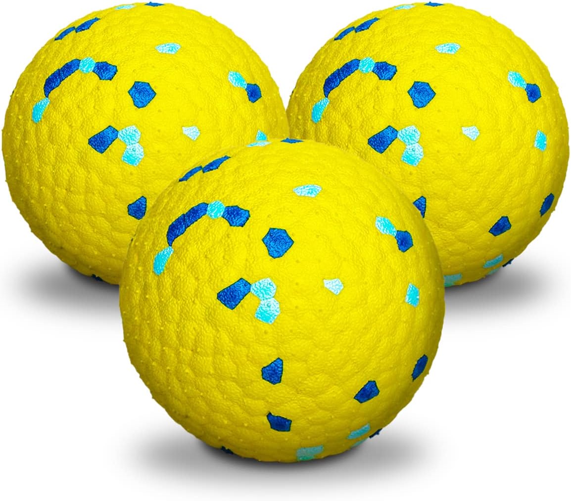 DFESKAH Dog Ball Toy, Interactive Dog Toys 3PCs for Large Medium Dogs Aggressive chewers, Exercise Ball Toys for Training Dog, Molar…