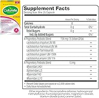 Vista 2 de Culturelle Suplementos probióticos diarios 4 en 1 para mujeres, 30 cápsulas probióticas para el metabolismo saludable + control de peso, a partir