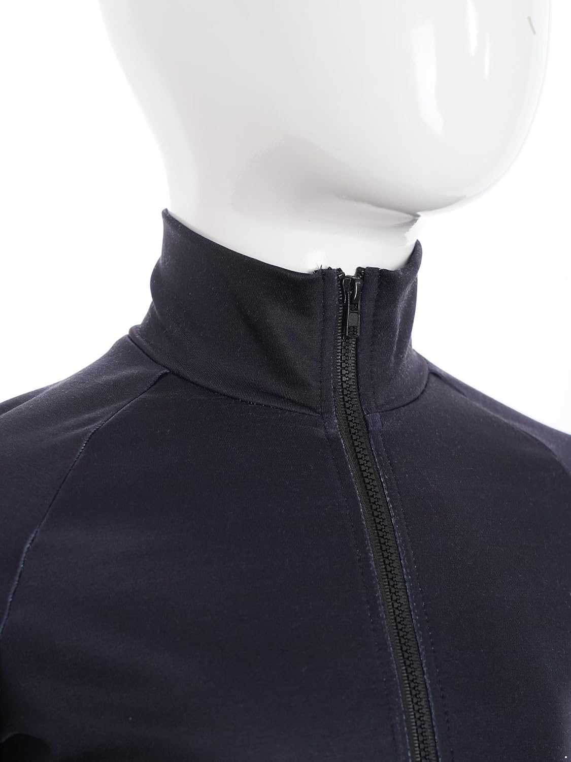 TiaoBug Kids Girls Fleece Athletic Jacket Full Zip Yoga Runing Riding Coat Figure Skating Practice Jackets