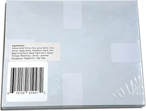 Miniatura 2 de Juego de aceites esenciales 7 individuales y 7 mezclas de 0.3 fl oz, 100% puro, grado terapéutico