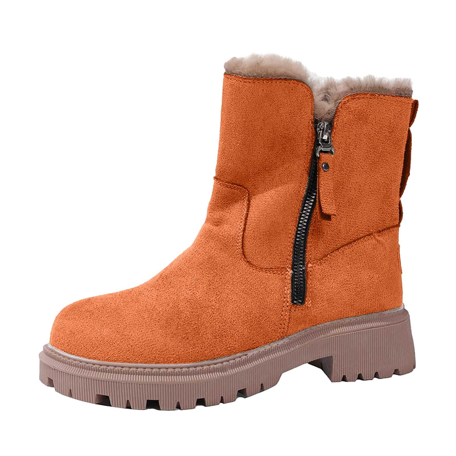 Bottes chaudes avec fermeture éclair pour éviter de glisser - 8