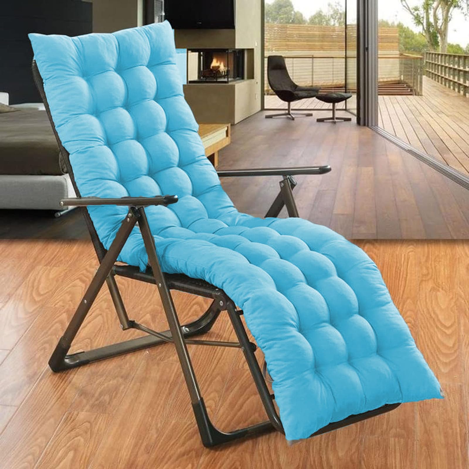 Coussin pour chaise longue de terrasse et balcon idéal pour le jardin