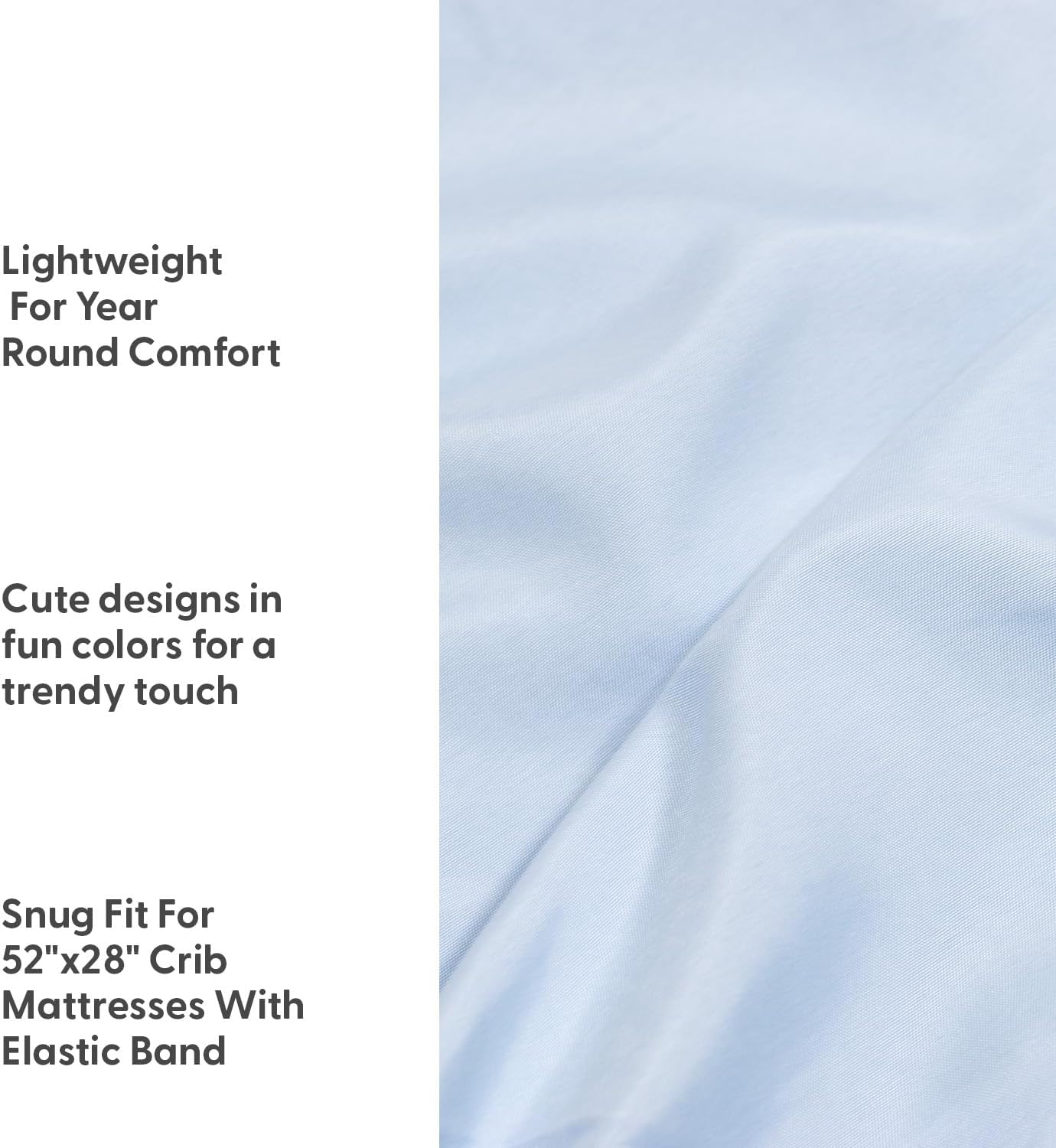 The Peanutshell 4-Pack Fitted Crib Sheet Set - Super Soft & Breathable Baby Girl or Boy Crib Sheets, Nursery Decor, Fit for Standard Mattress Cover- Nautical