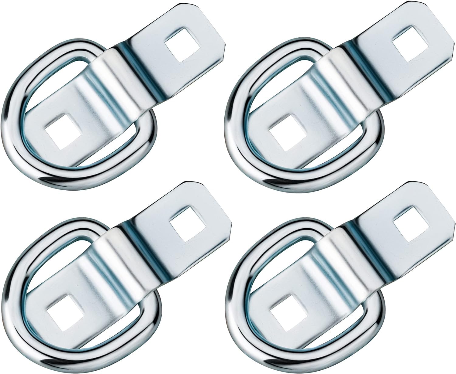 AUTOLIGHT 244 x Lashing Brackets 800 kg daN Trailer Lashing Ring Lashing Recess Lashing Hook Load Securing for Trailers, Vans, Lorries