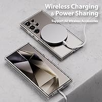 Vista 3 de Whitestone Dome LAPPI - Carcasa magnética para Galaxy S24 Ultra Clear