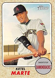 2017 Topps Heritage #328 Ketel Marte Arizona Diamondbacks Baseball Card