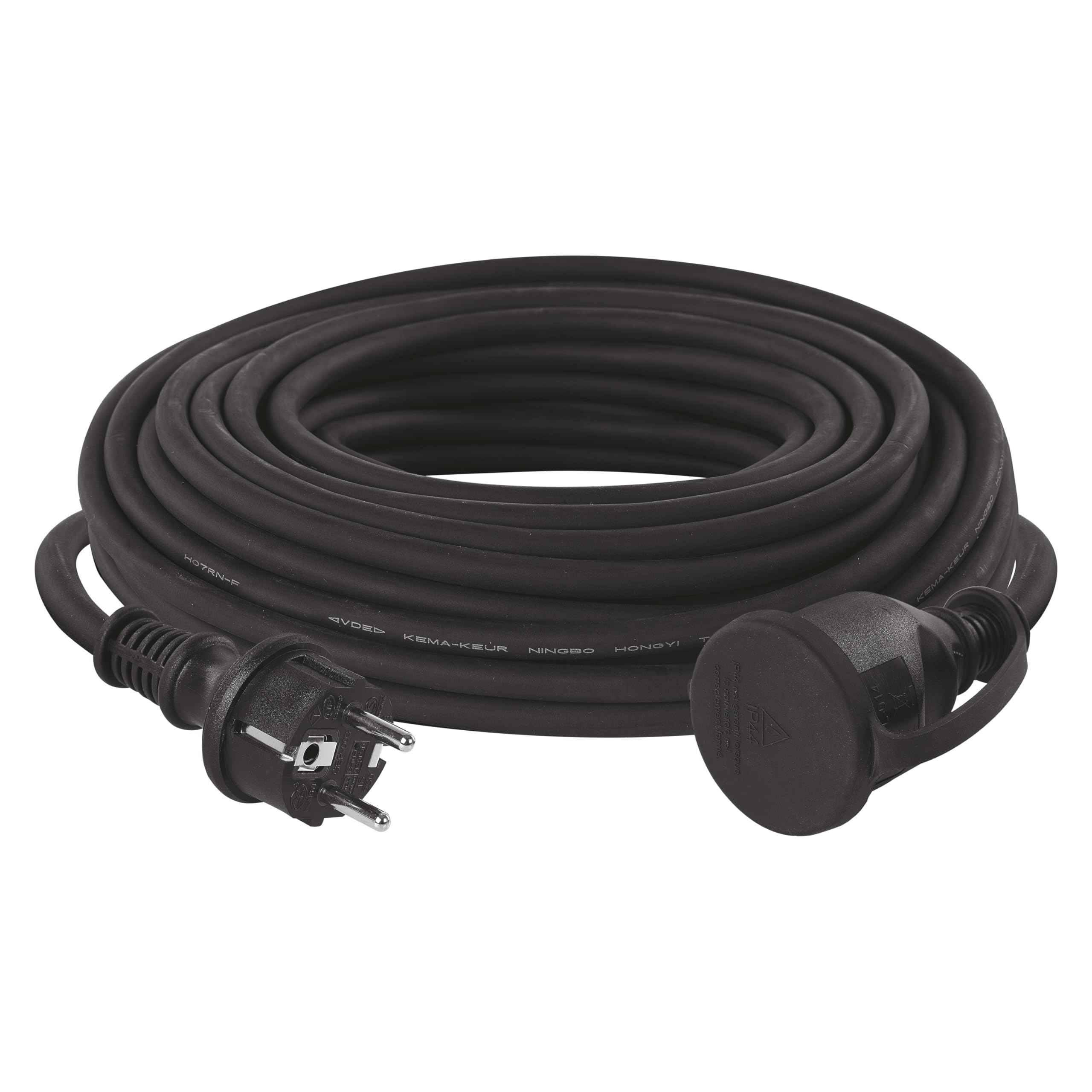 Emos E - 008 P1820 - Cable alargador Schuko, m, Cable de Goma para Exteriores, IP44, 1,5 mm2, H07RN - F3G, 20 Metros