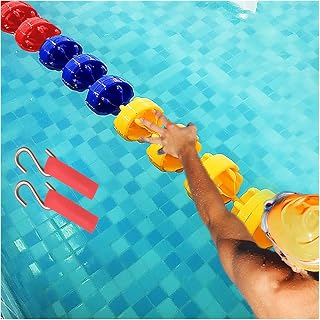 Heavy Duty Pool Safety Divider Rope - Floating Cordon Line, for Beach/Water Park Deep Shallow End, 1-20 m Long Swimming Lane Lines, Anti-Scratch (Color : Dia 12cm/4.7in, Size : 4m/13.1ft)
