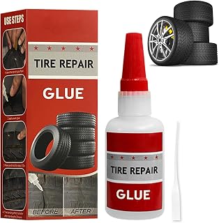 Tire Repair Glue, Rubber Cement Tire Repair, RC Tire Glue, Used for Side Bonding or Tire Leakage, DIY Crafts (1.7Oz)
