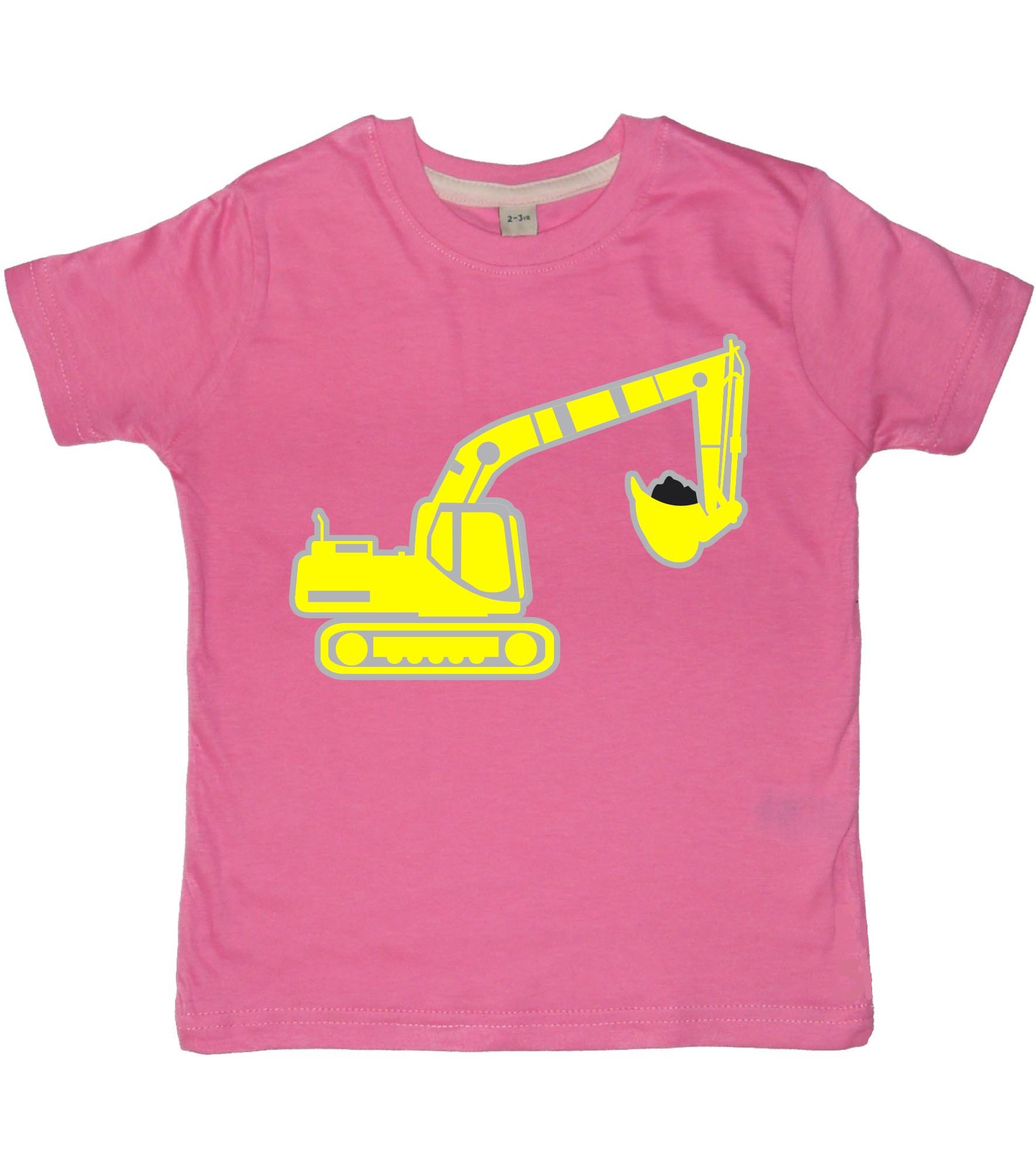 Edward Sinclair 3-4 Years Bubblegum Pink t-Shirt Excavator