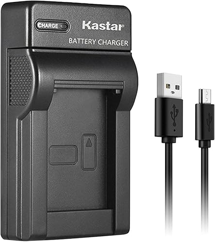 Kastar Cargador USB delgado de repuesto para Panasonic DMW-BCN10, DMW-BCN10E, DMW-BCN10PP funciona para cámaras digitales Panasonic Lumix DMC-LF1,