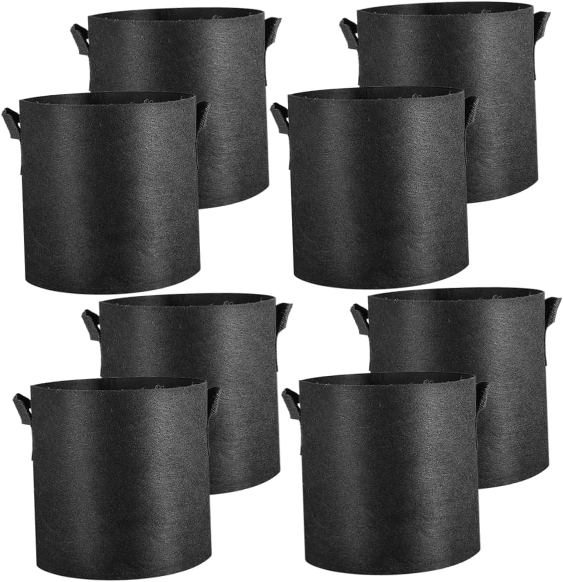 balacoo 32pcs Plant Grow Bags Non-Woven Heavy Duty Water Absorbent for Vegetable Garden Use