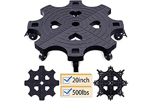 Heavy Duty Rolling Plant Caddy with Casters