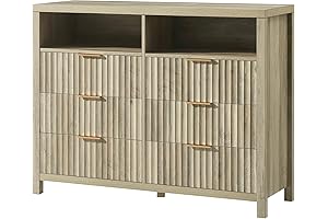 Oxford Fluted, Assembled Dresser for Bedroom