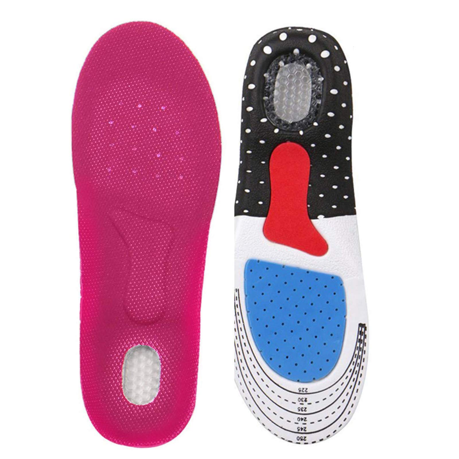 Pindia Arch Support Shoe Pad Insole Orthotic Cushioning For Foot Relaxation & Plantar Fasciitis (1 Pair For Women, White & Black) (B07S37LX7B) Amazon Price History, Amazon Price Tracker