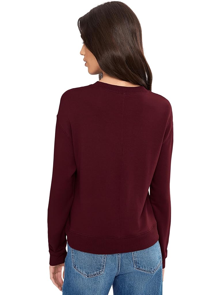 Red Splendid Supersoft Trim Pullover