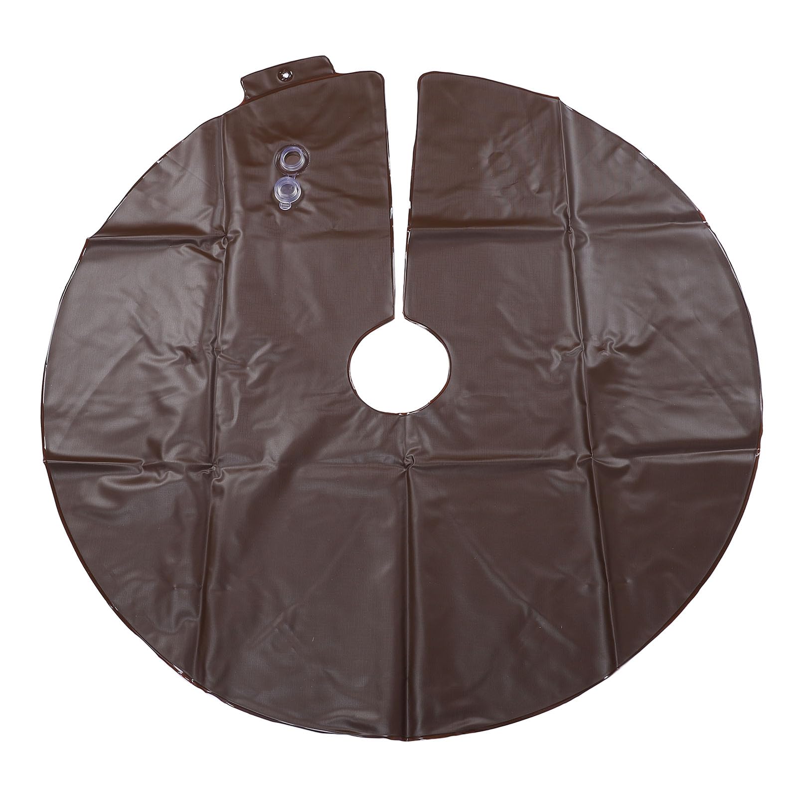 FLEXMAN Tree Waterings Rings,15 Gallons Capacity Circular Drip Rings Shaped Tree Waterings Bag Slow Release Waterings Rings for Tree and Shrubs Water Saving (Brown)