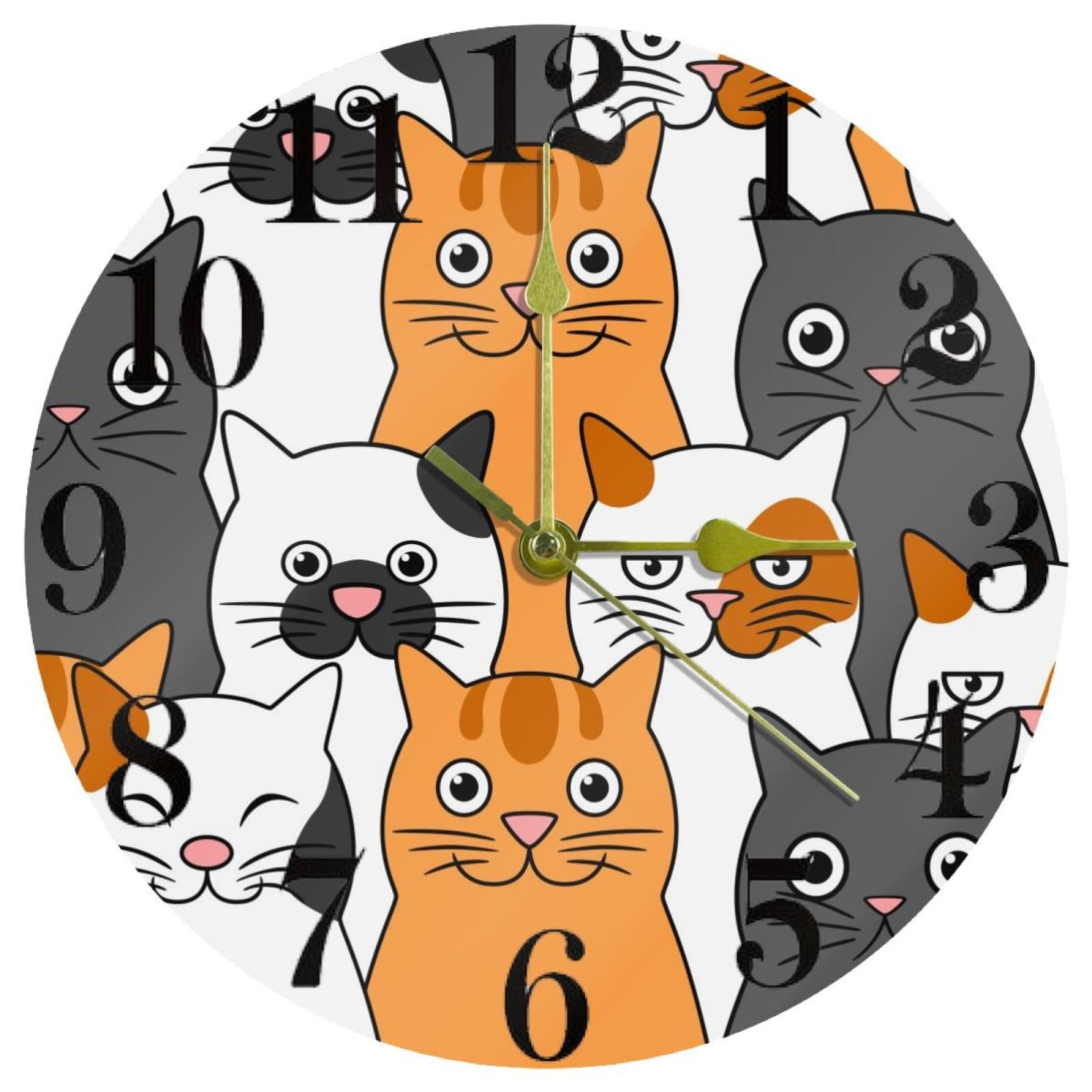 Horloge murale Smile au design épuré et mécanisme haut de gamme