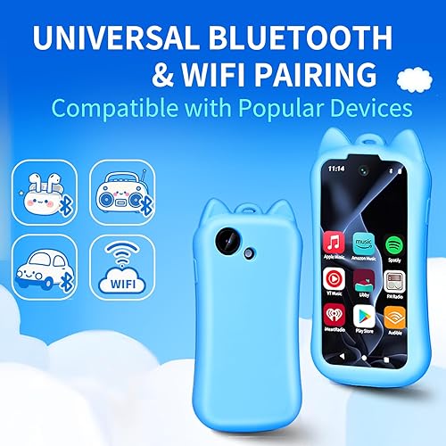 Miniatura 5 de Mini reproductor MP3 con Bluetooth y WiFi, pantalla táctil de 3.88 pulgadas, reproductor de música portátil, Android 10, 2GB+16GB, ampliable a