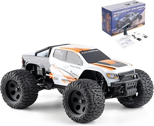 BEEZRC FMS 124 RC Truck 4X4 FMT24 RTR Colorado Oficial RC Car Monster RC Truck Off Road RC Vehicle 2.4Ghz Hobby Electric Remote Control Car Motor