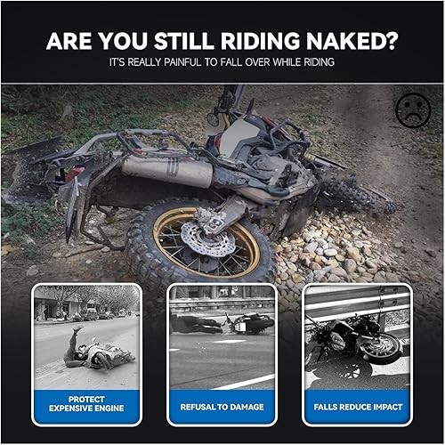 Miniatura 6 de Partes Powersports - Marco de protección contra caídas deslizante, protector de carenado, accesorios para Kawasaki H2 H2R Z H2 ZH2 SE Zh2 2020-2023