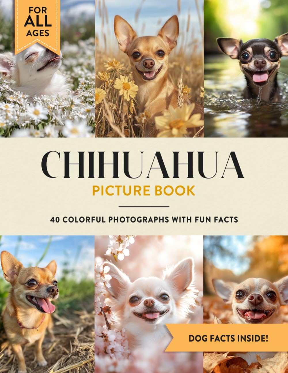 Chihuahua Picture Book: 40 Colorful Photographs with Fun Dog Facts for Kids & Adults