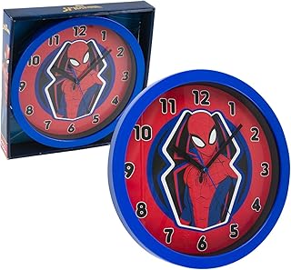 25 Home Decor Ideas With Metal Wall Clocks For Modern Charm 28 Spiderman Fullbody Frame 9.5 inches Wall Clock Office Home Wall Decor