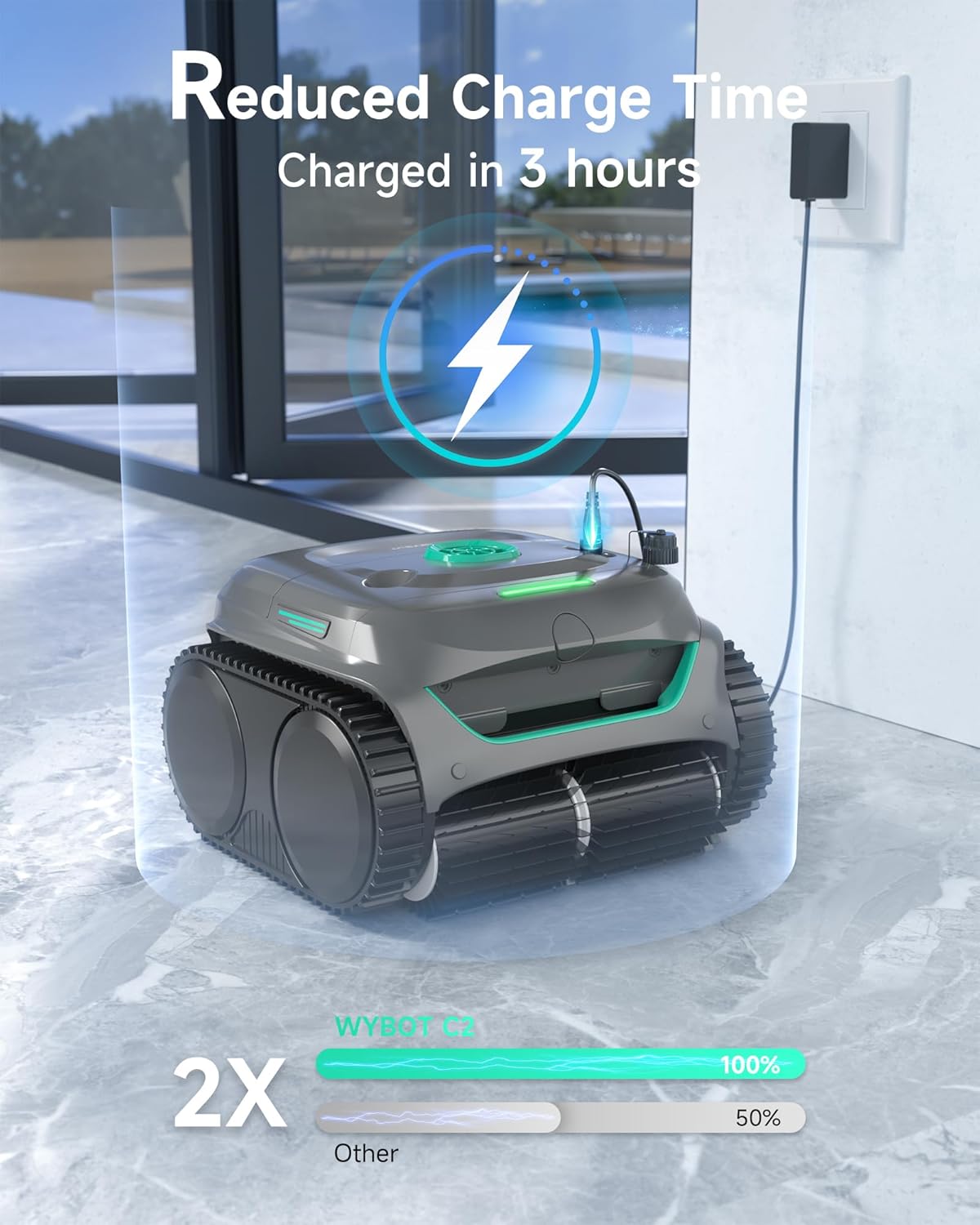 Efficient Pool Cleaner Charging