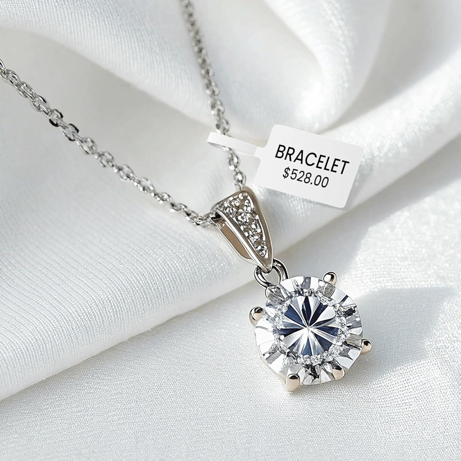 Jewelry Price Label Tags Roll Compatible with Clabel Label Maker,White Stickers Thermal Paper Self-Adhesive Rectangle Tape,600 PCS Labels 6 Roll 1.18x2.75 Inch (30x70mm) for Necklace Earring Identify - Image 3