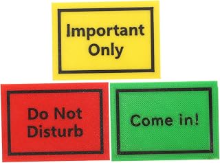 Triangle Desk Sign Block Detachable Design for Meeting Rooms