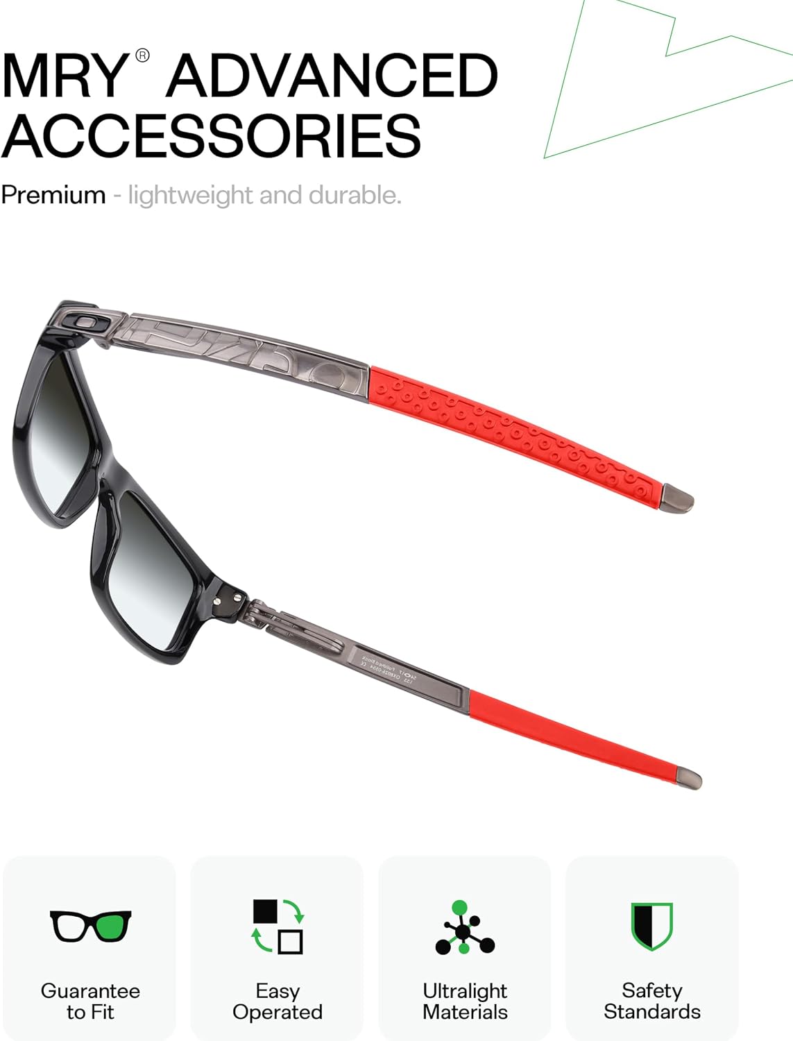 Mryok Replacement Earsocks for Oakley Currency OX8026/Twin Shock OX3095 Eyeglasses - Options