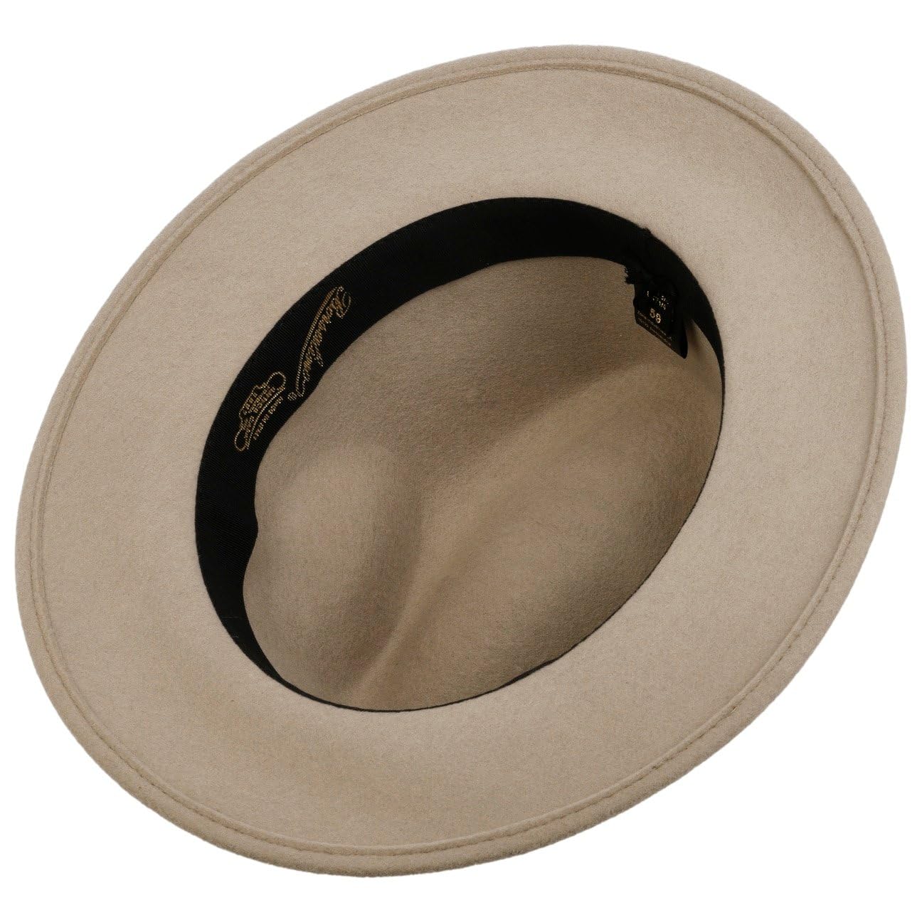 Borsalino Piemonte Traveller Wollhut Wollfilzhut Filzhut Damen/Herren - Made in Italy mit Ripsband, Ripsband Herbst-Winter Winter