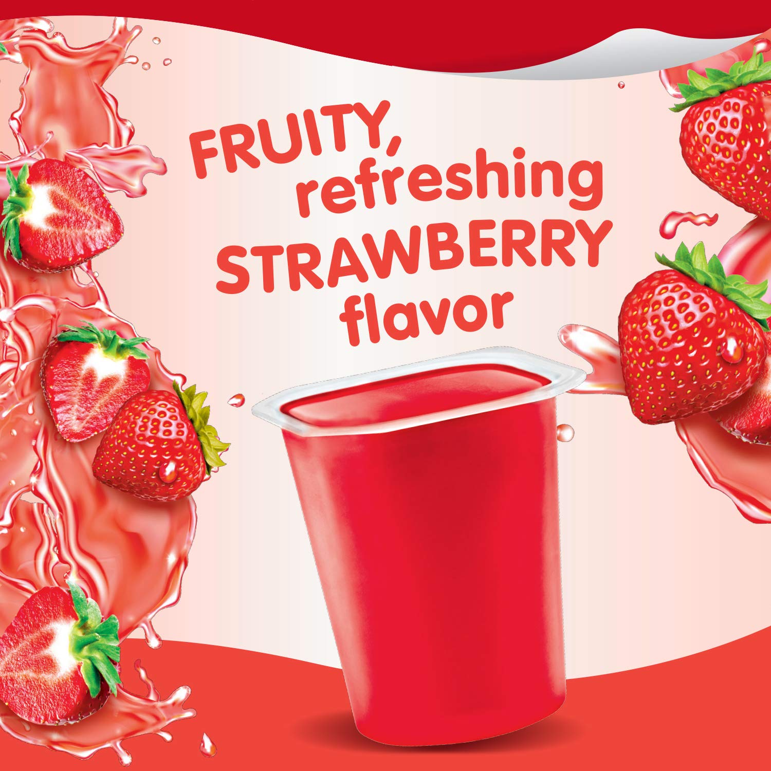 Snack Pack Juicy Gels, Strawberry, 3.25 Oz, 4 Ct