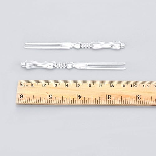 Miniatura 9 de 300 tenedores desechables de plástico para frutas, tenedores de 4 pulgadas, tenedores de cóctel bistró, tenedores de degustación de aperitivos,