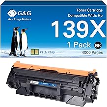 G&G Toner Compatible with HP 139X 139A with Chip for HP Laserjet Pro 3002dn 3002dw MFP3102fdw MFP3102fdn Toner (Mini 2 Upgrade Tools)