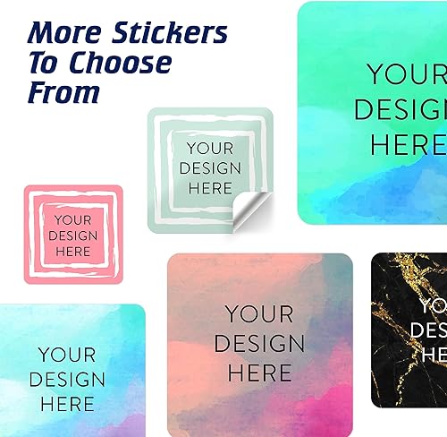 Vista 319 de DayStar Custom Signs & Design - 100 adhesivos de vinilo personalizables, con texto, imagen, diseño y logotipo; adhesivos para logotipo de embalaje