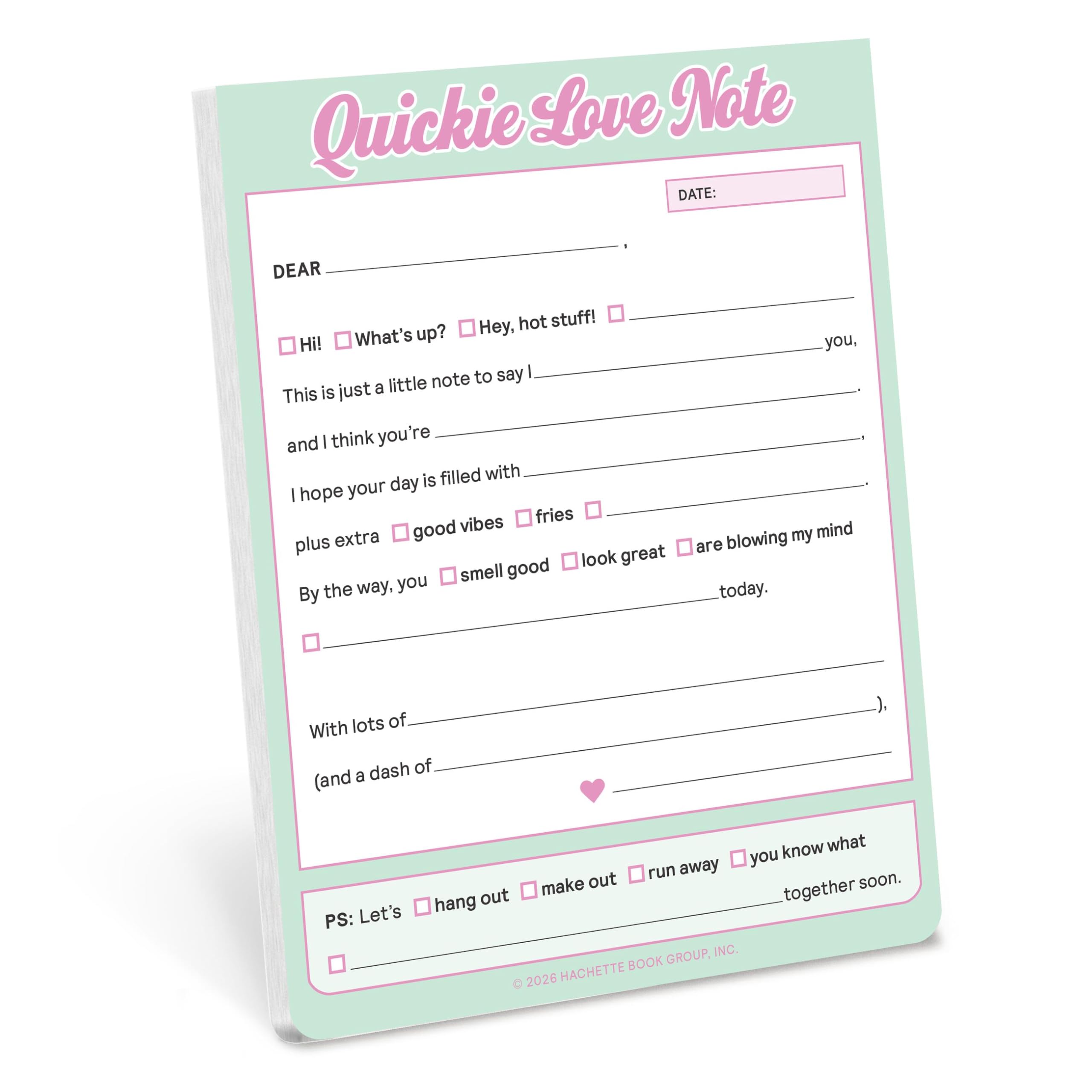 Quickie Love Note: Nifty Notes (Knock Knock Nifty Notes)