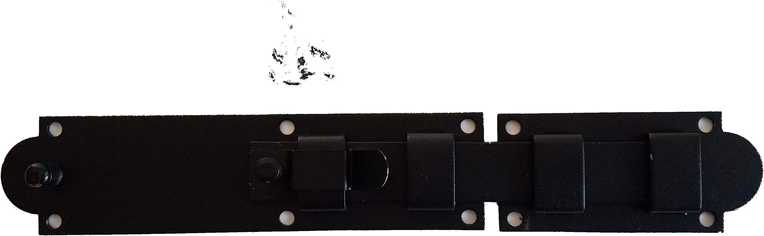 12" Stainless Steel Locking Slide Bolt for functional shutter hardware