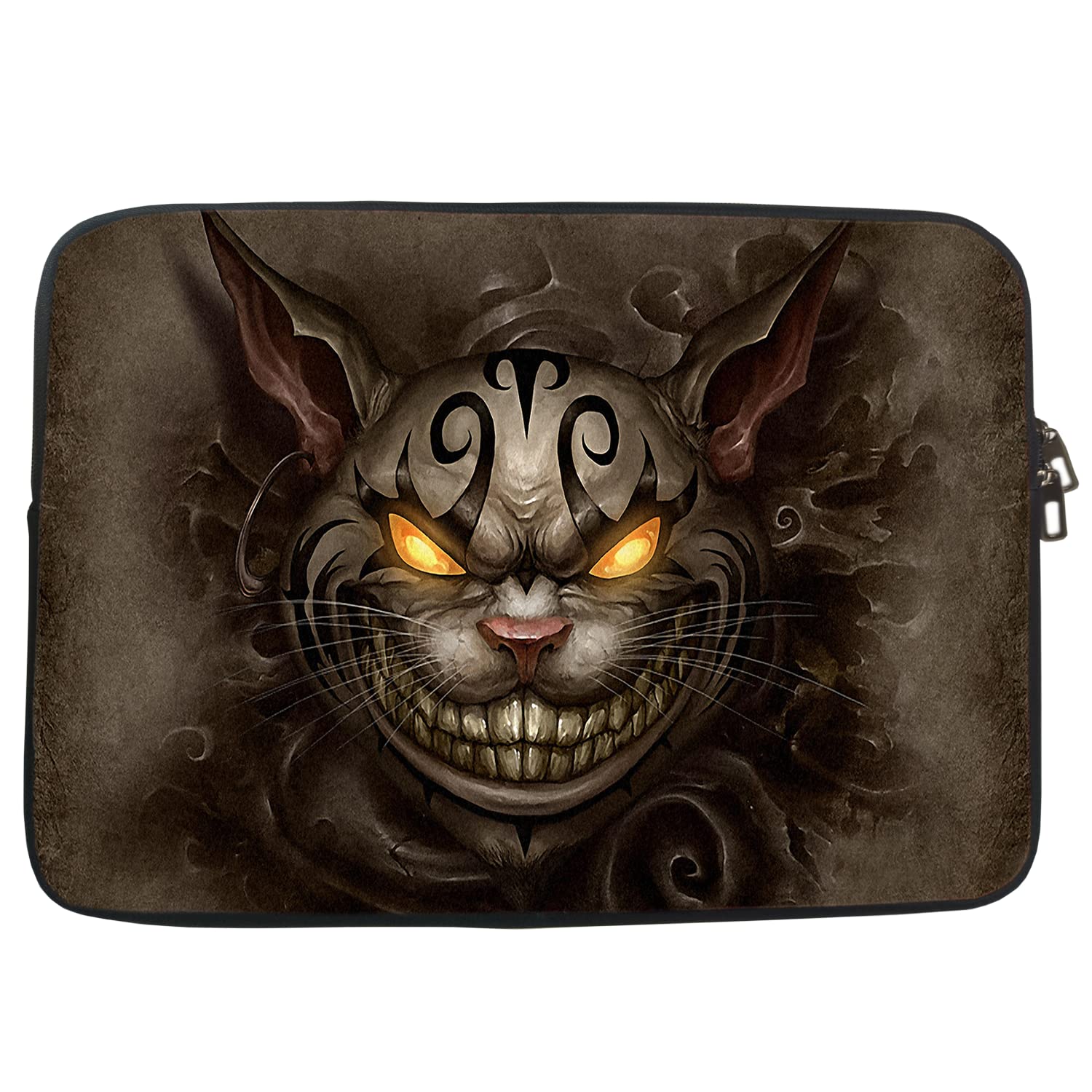 Theskinmantra Evil Cat Chain top Laptop Sleeve for Screen Size 15.6 inches Laptop/Notebook 15.6/ MacBook 15.4 / Chrombook 15.6.