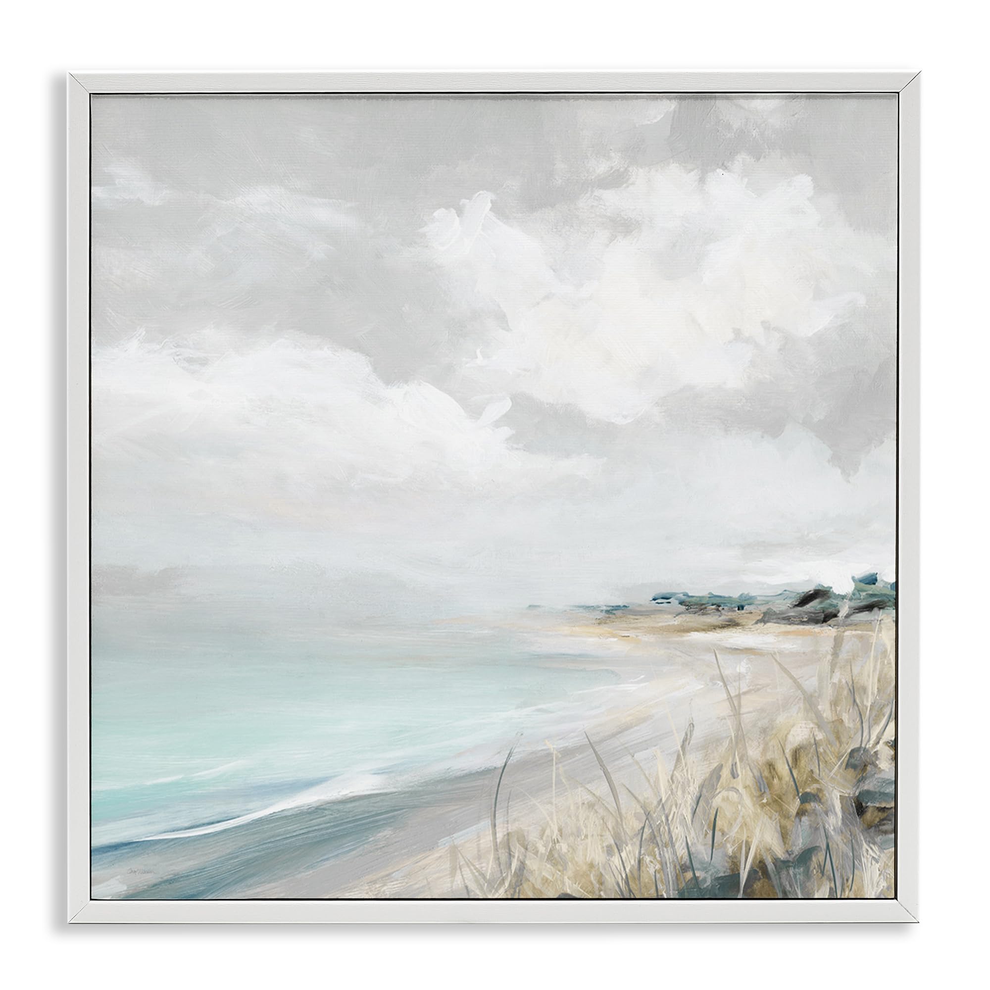 'Coastal Morning By The Dunes'| Framed Giclee Art