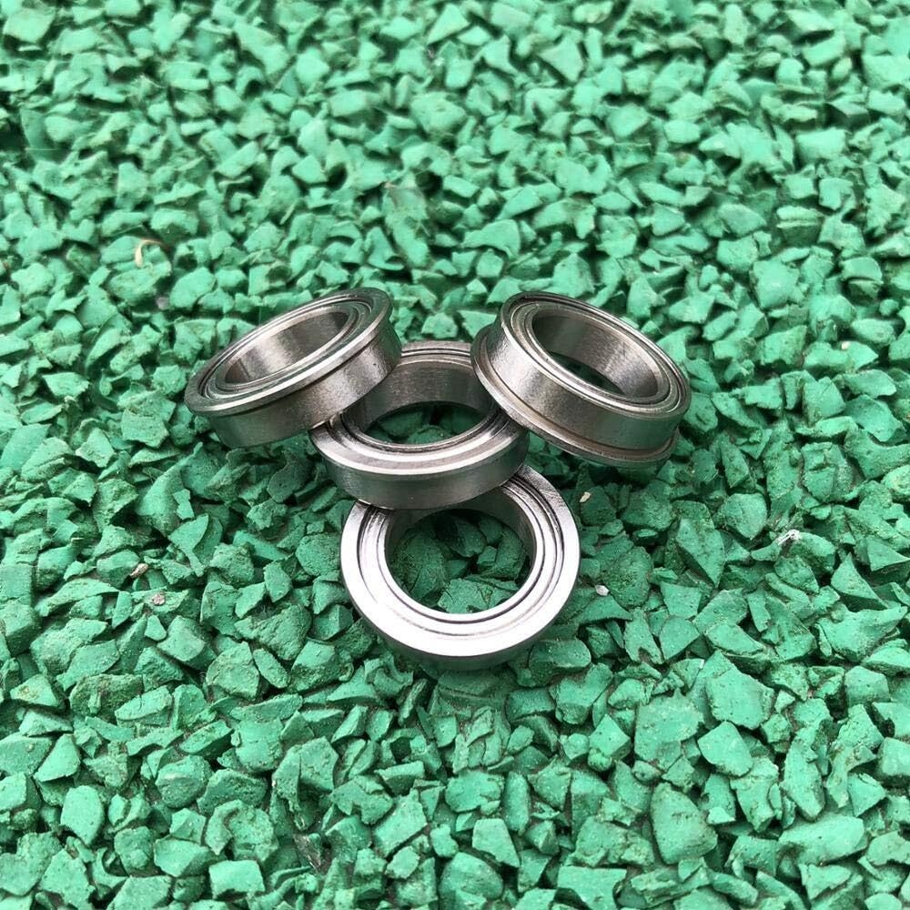 BRDI14250 Rodamientos 20 piezas Rodamientos de bolas con bridas SF6700ZZ SF6701ZZ SF6702ZZ Brida blindada Acero inoxidable 440C Rodamientos rígidos de bolas de pared delgada(SF6700ZZ 10x15x4mm)