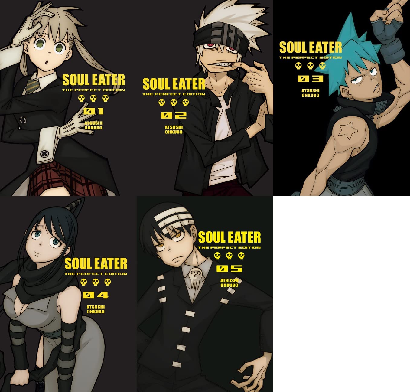 Soul Eater Perfect Edition Manga Vol. 1-5 by Atsushi Ohkubo