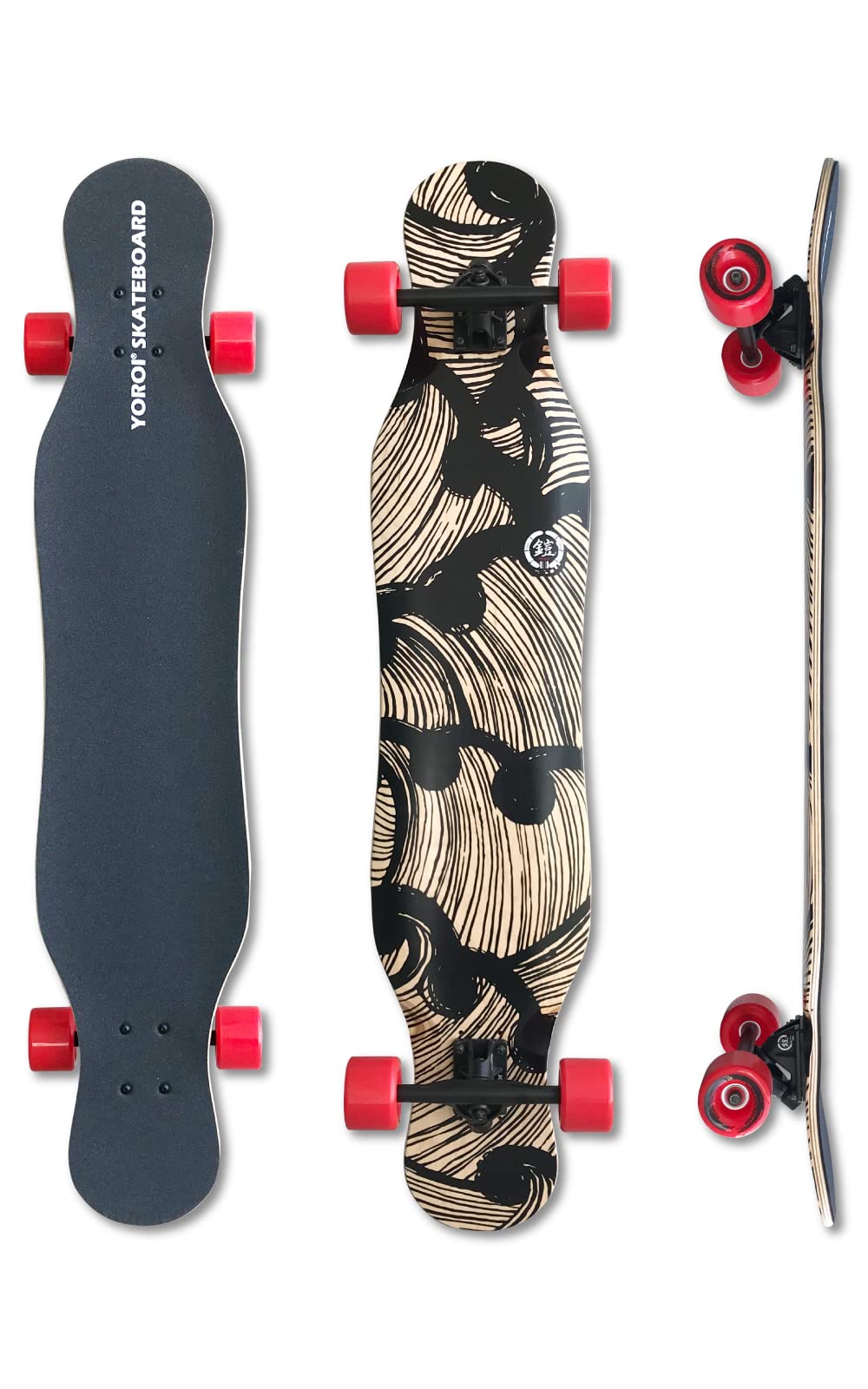 Amazon | ヨロイ SKATEBOARD JUJU 45インチ ロングスケートボード 