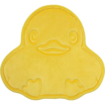 Plush Bathroom Decor Mat With Non Slip Backing Yellow Cartoon Duckies Swimming In Water Pattern With Fun Bubbles Aqua Colors 15 7 X 23 6 Teal Blue Cdhbh Rubber Duck Bath Mat Bathtub Mats