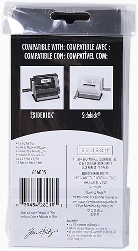 Miniatura 5 de Sizzix Sizzx Sidekick - Almohadillas de corte extendidas 1 par de Tim Holtz | 666005 | Capítulo 3 2022, Multicolor